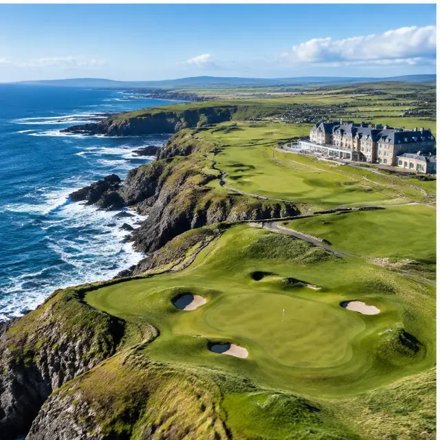 Golf resort on Ireland's Atlantic coast